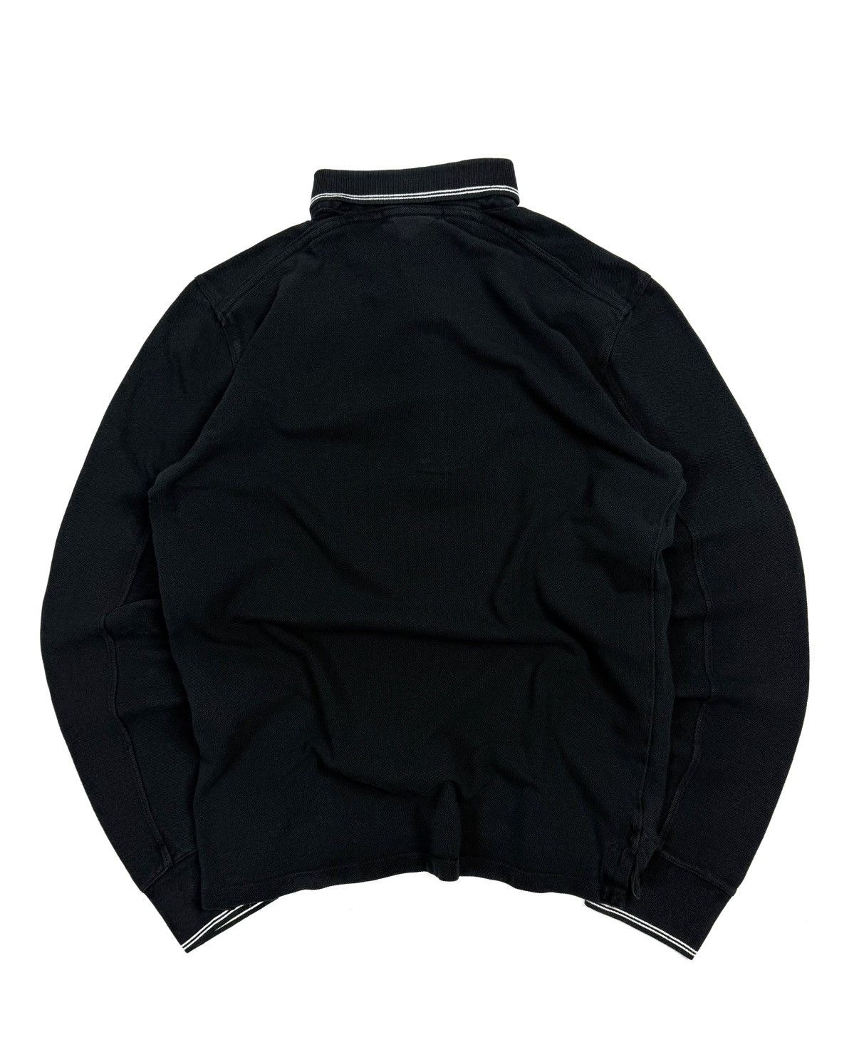Stone Island Stone Island Vintage Long Sleeve Polo Shirt Navy S Size US S / EU 44-46 / 1 - 5 Thumbnail