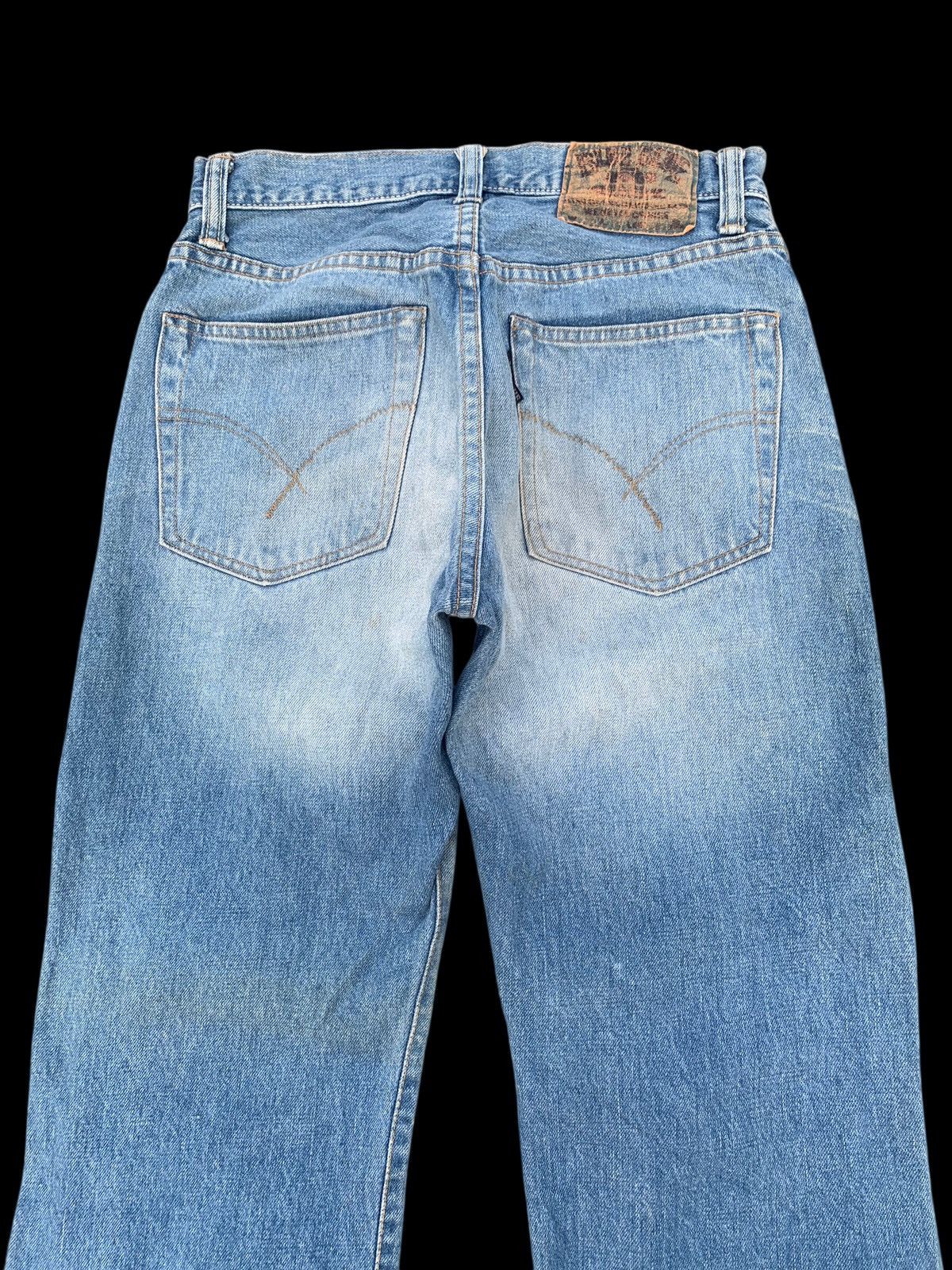 Kapital VINTAGE BLUE BLUE JAPAN INDIGO SELVEDGE DISTRESSED DENIM Size US 28 / EU 44 - 8 Thumbnail