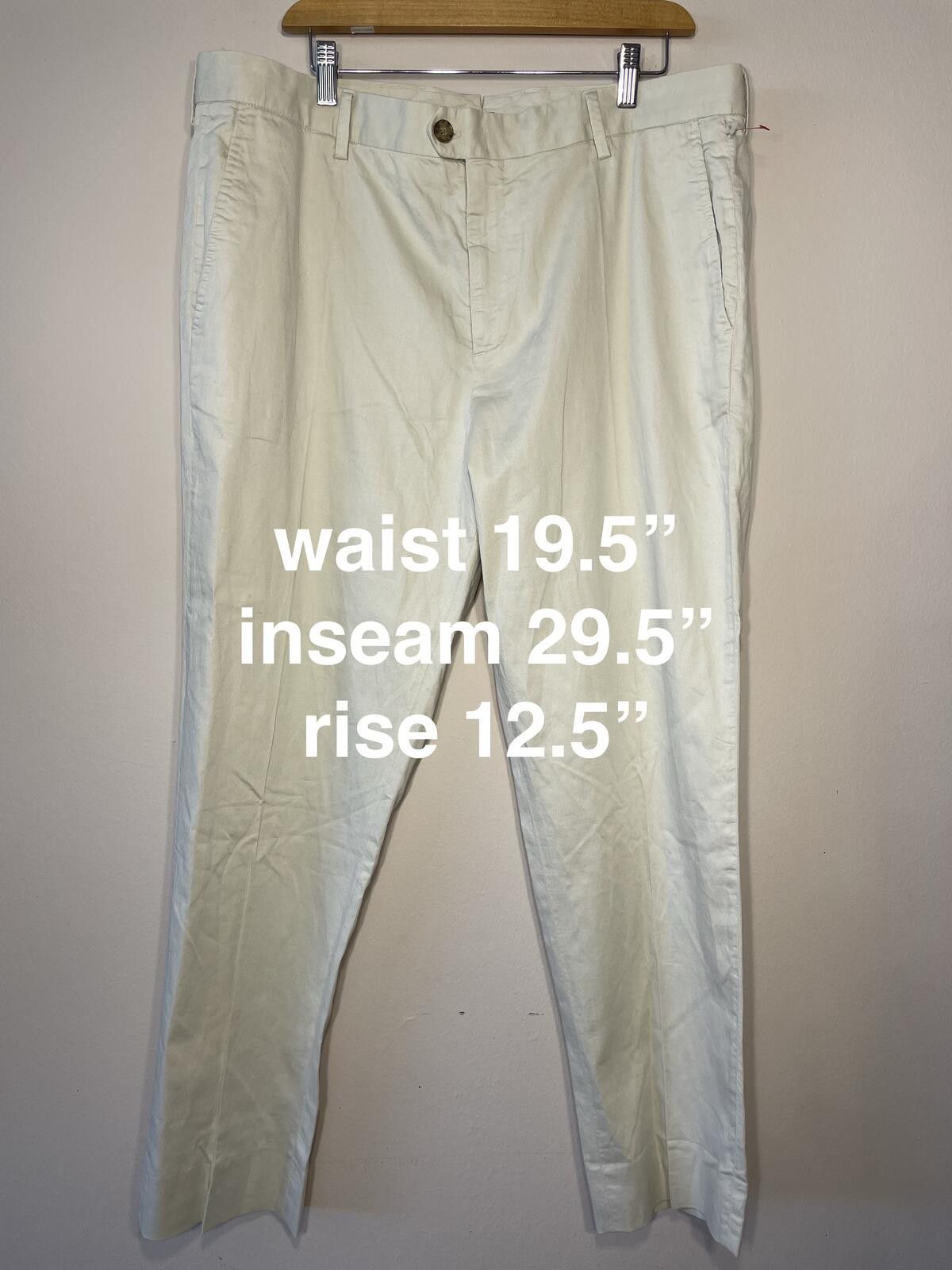 Faherty Faherty Reserve Linen-Cotton Blend Pants Sz 38 Coastal Size 46R - 3 Thumbnail