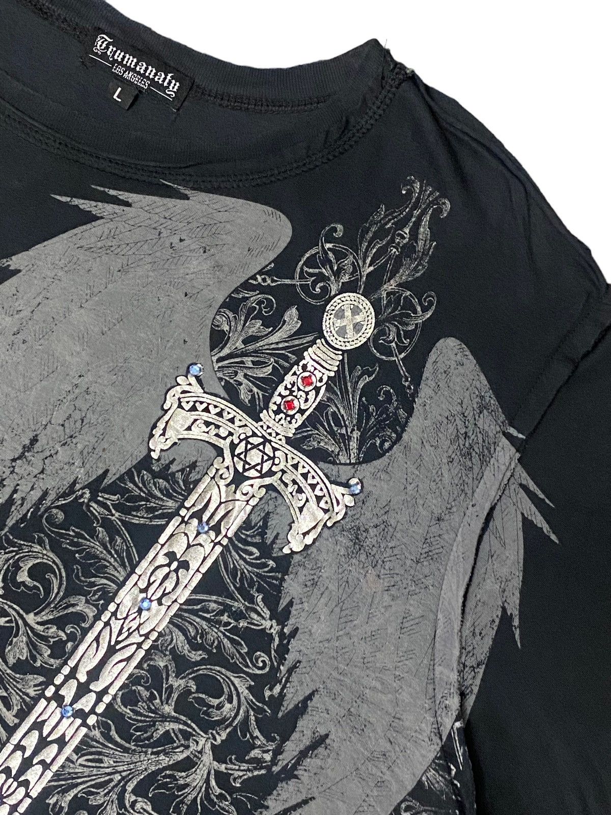 20471120 × Affliction Crumanato LA Brand Art Magic Sword Winger Iconic Power Size US M / EU 48-50 / 2 - 3 Thumbnail