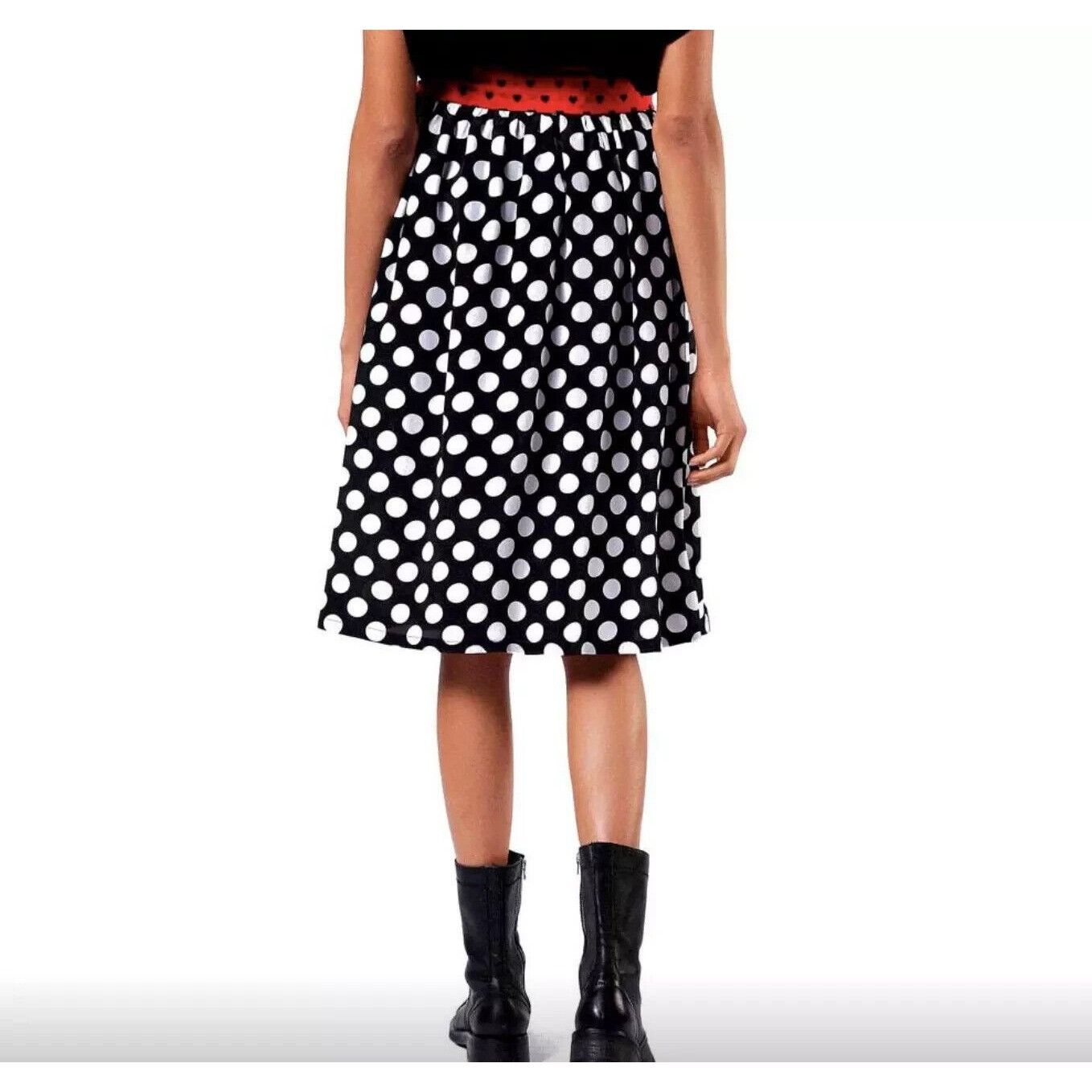 Diesel Diesel Women's 0-MARCIL Skirt Hearts & Polka Dots Print Pock Size 25" / US 0 / IT 36 - 8 Thumbnail