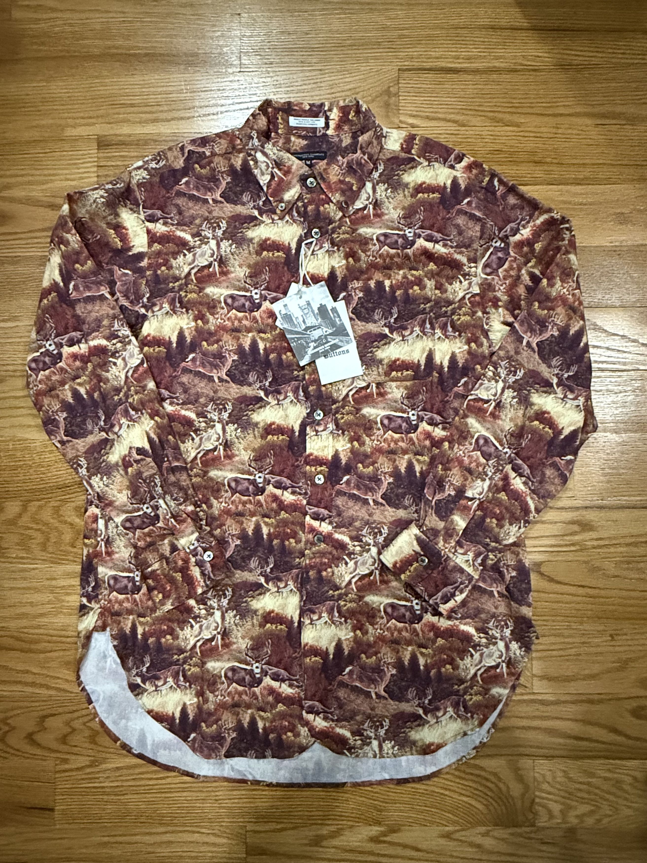 Engineered Garments 19th Century BD Shirt - Deer Print FW24 Size US M / EU 48-50 / 2 - 1 Thumbnail