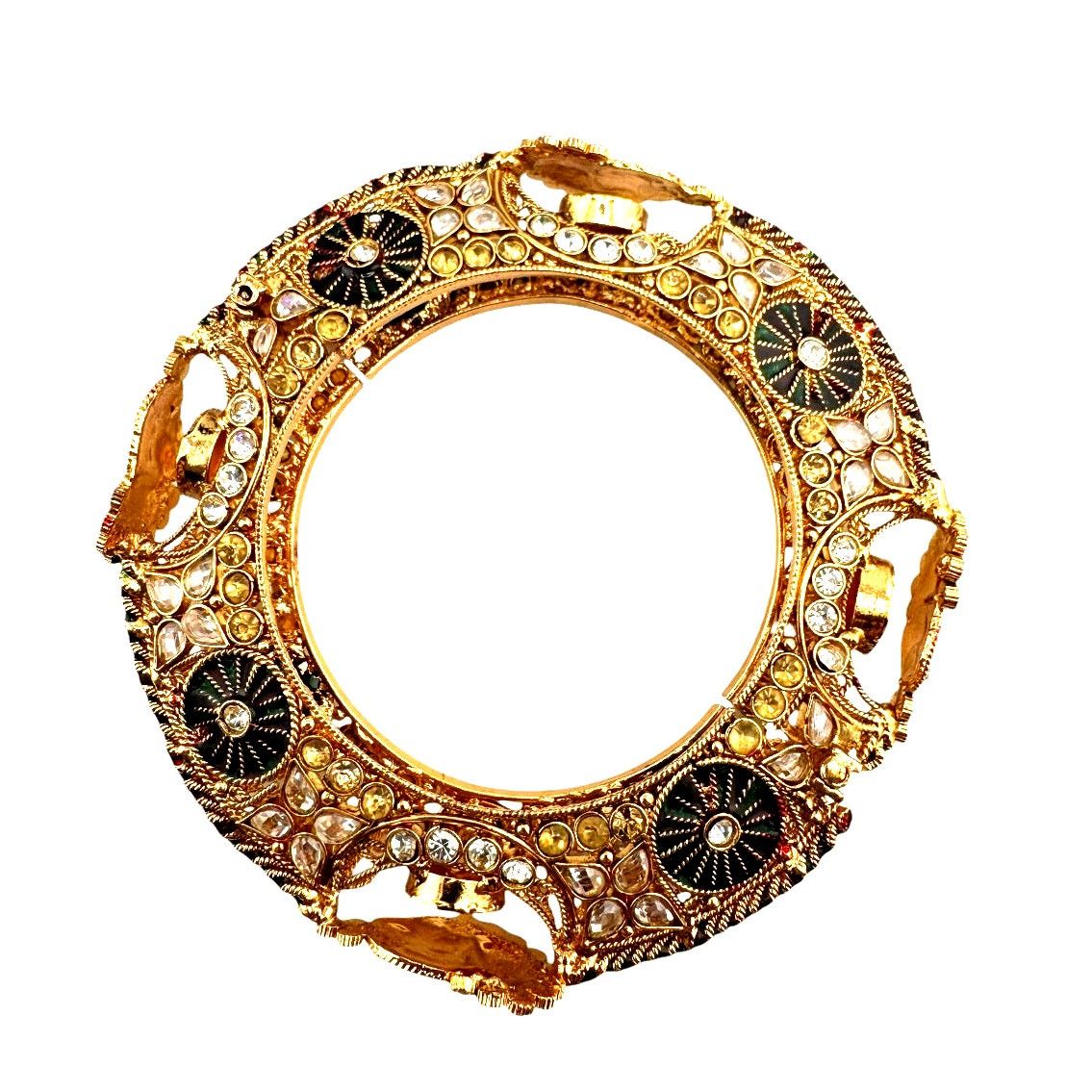 Other Golden Peacock Filigree Bangle Artisan Boldness Central Asia Size ONE SIZE - 1 Thumbnail