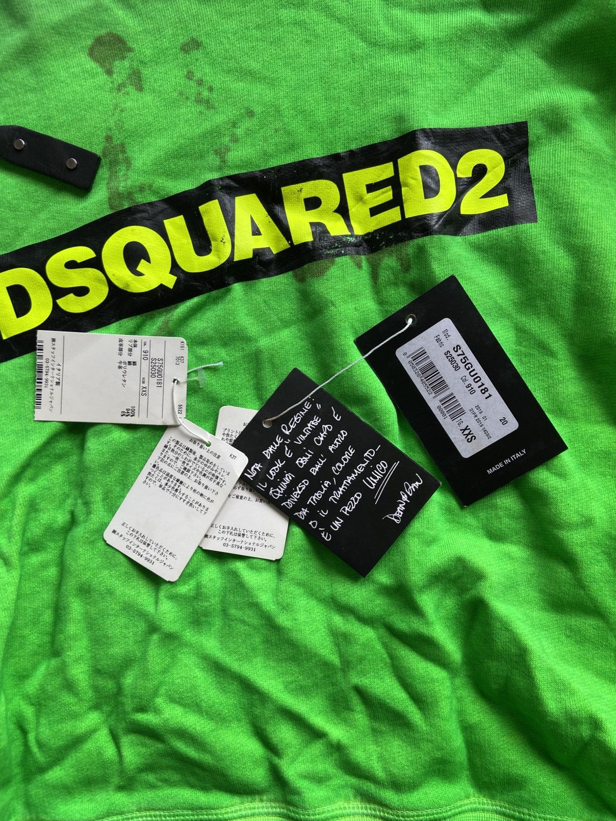 Dsquared2 Dsquared Hoodie Ifsixwasnine Size US XXS / EU 40 - 10 Thumbnail