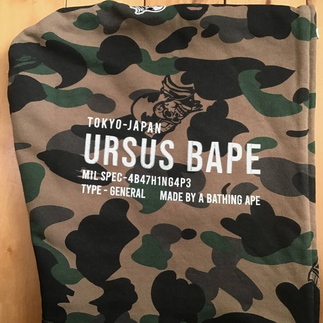 Bape URSUS BAPE full zip hoodie BAPE camo a bathing ape Size US XXL / EU 58 / 5 - 6 Thumbnail