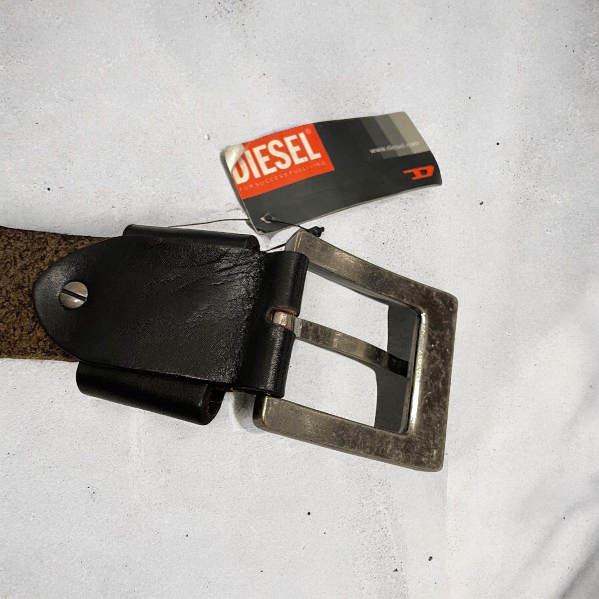 Diesel × Japanese Brand × Vintage Archive Vintage leather distressed punk rivet belt Diesel Size ONE SIZE - 5 Thumbnail