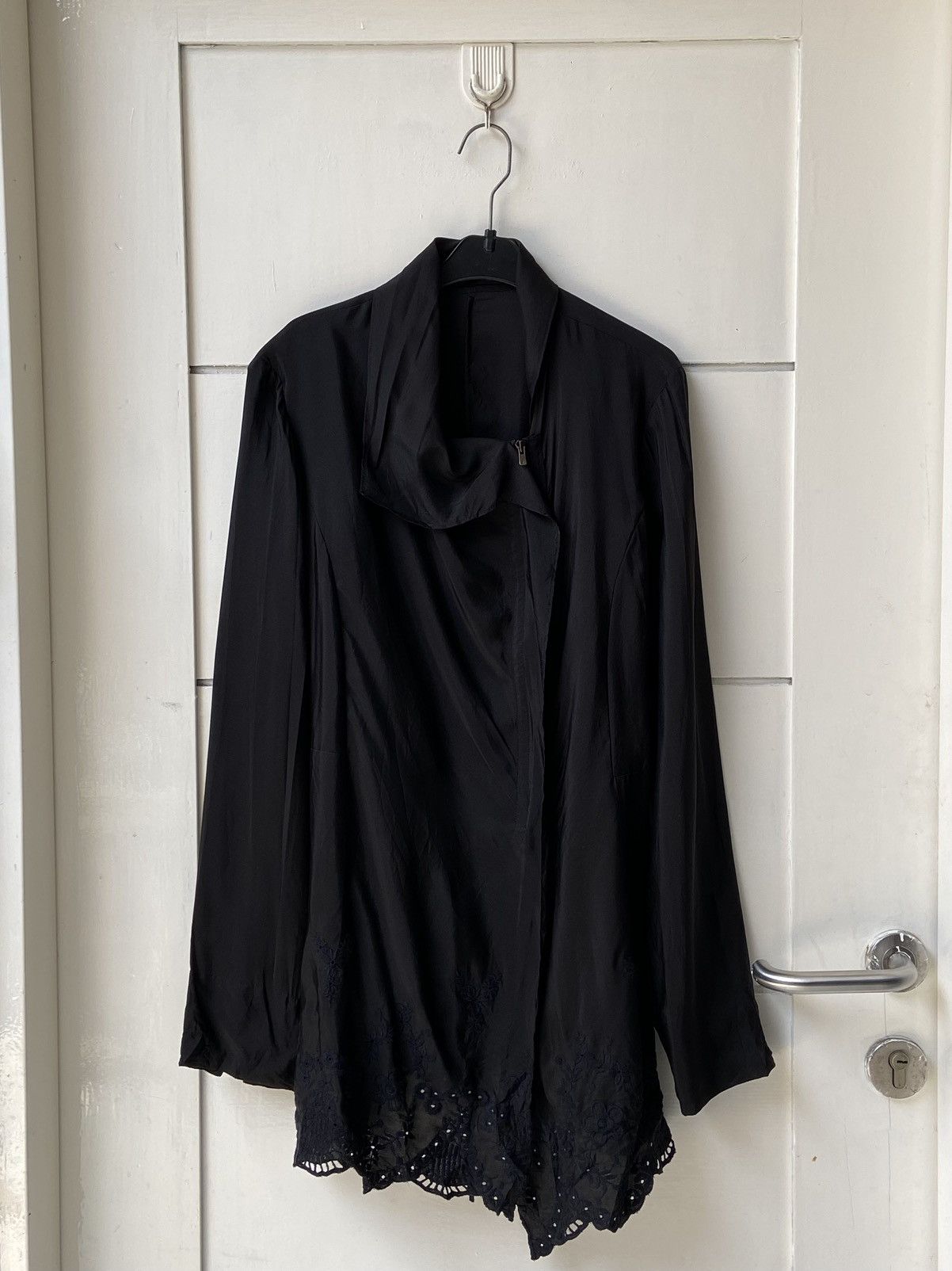 Designer × Japanese Brand BASILE 28 Black Zipper Shirt Size US XS / EU 42 / 0 - 10 Thumbnail