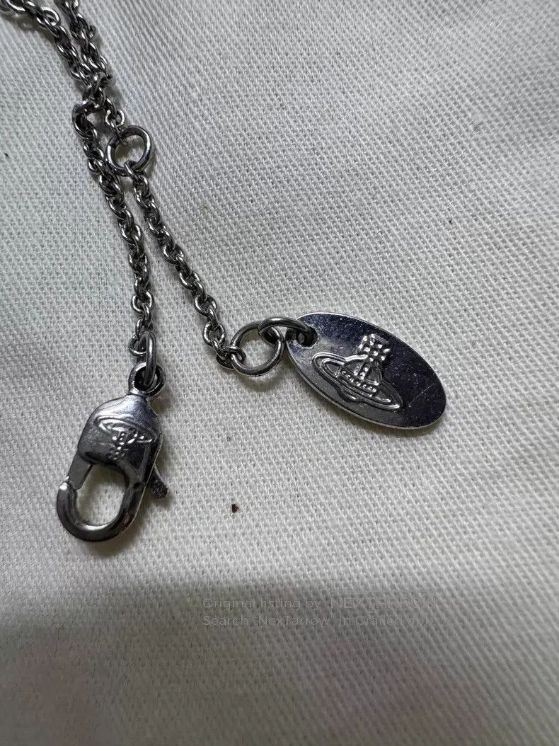 Vivienne Westwood Vivienne Westwood Anchor Pearl Saturn Necklace Size ONE SIZE - 3 Thumbnail