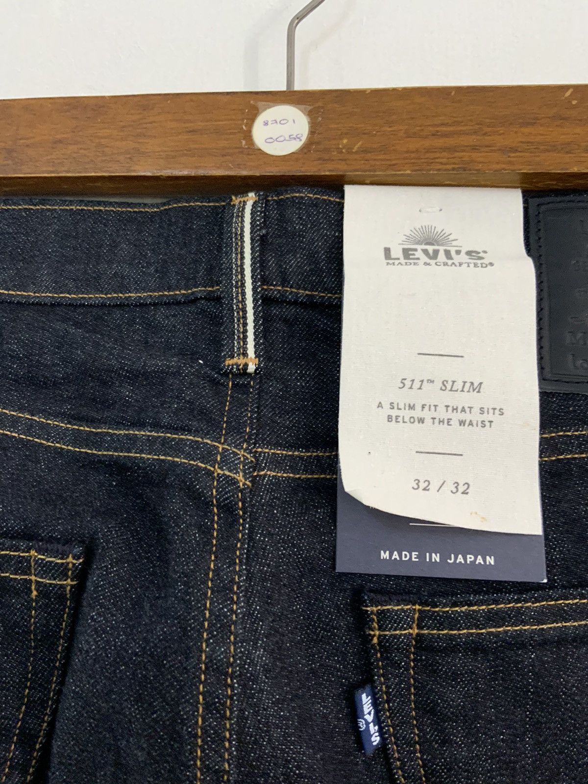 Japanese Brand New Levi’s Japan Made Selvedge Denim Jeans Size US 32 / EU 48 - 15 Thumbnail