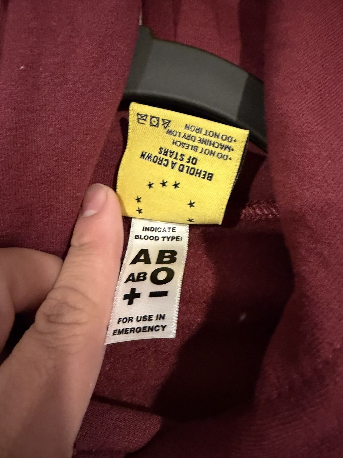 S4LEM Burgundy midwest hoodie Size US L / EU 52-54 / 3 - 3 Thumbnail