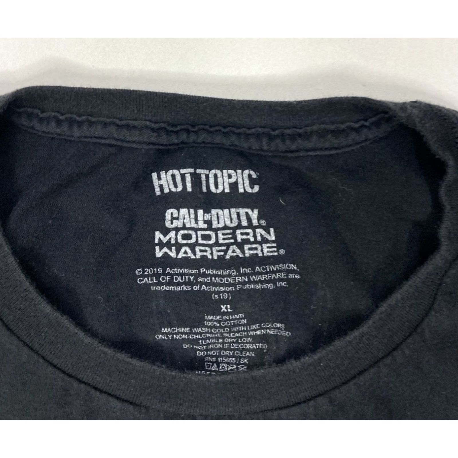 Vintage VINTAGE Call Of Duty Modern Warfare Graphic T-shirt Men XL Black Short Sleeve Size US XL / EU 56 / 4 - 4 Thumbnail