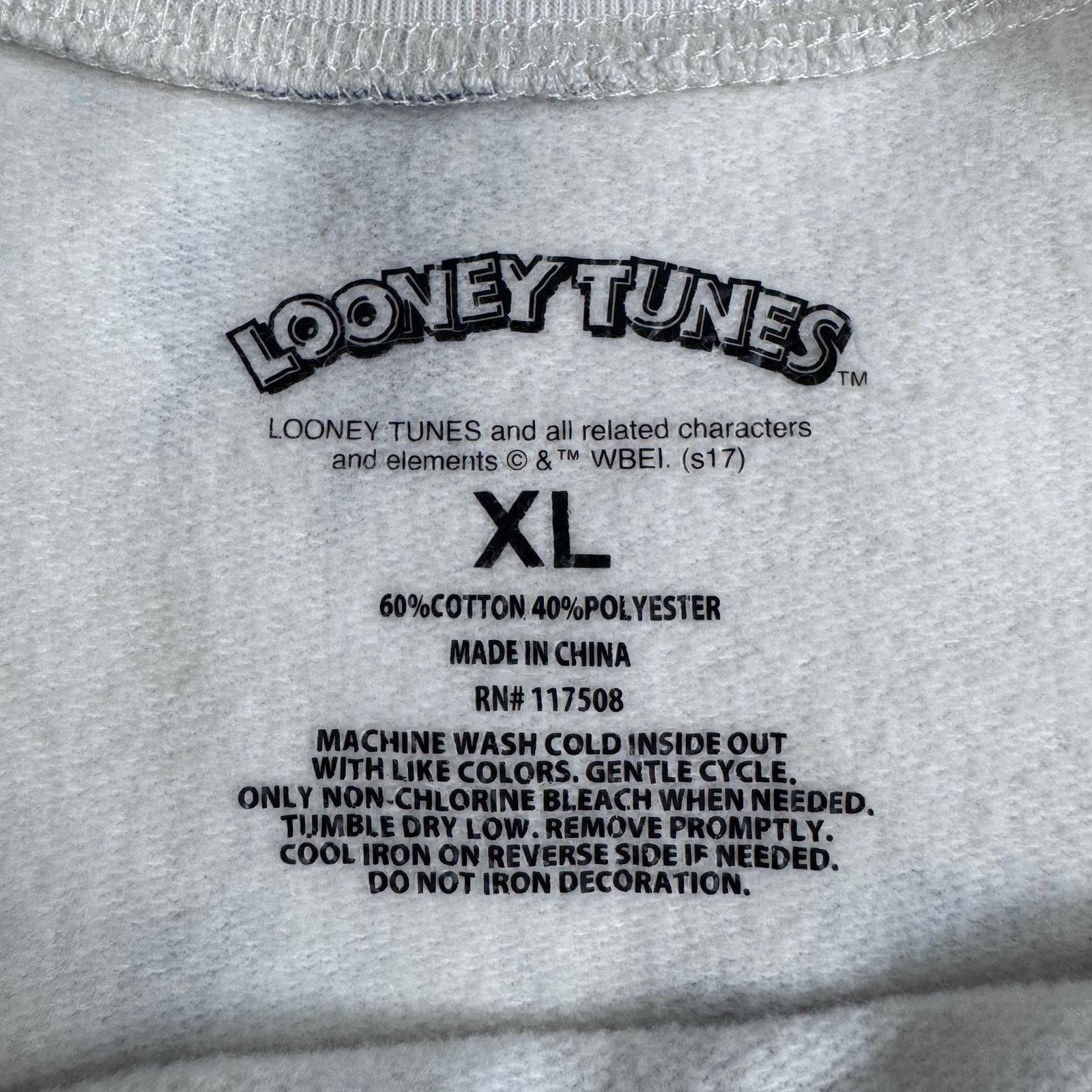 Unknown London Hybrid Apparel Warner Bros Looney Tunes Graphic Sweatshirt Size XL / US 12-14 / IT 48-50 - 5 Thumbnail