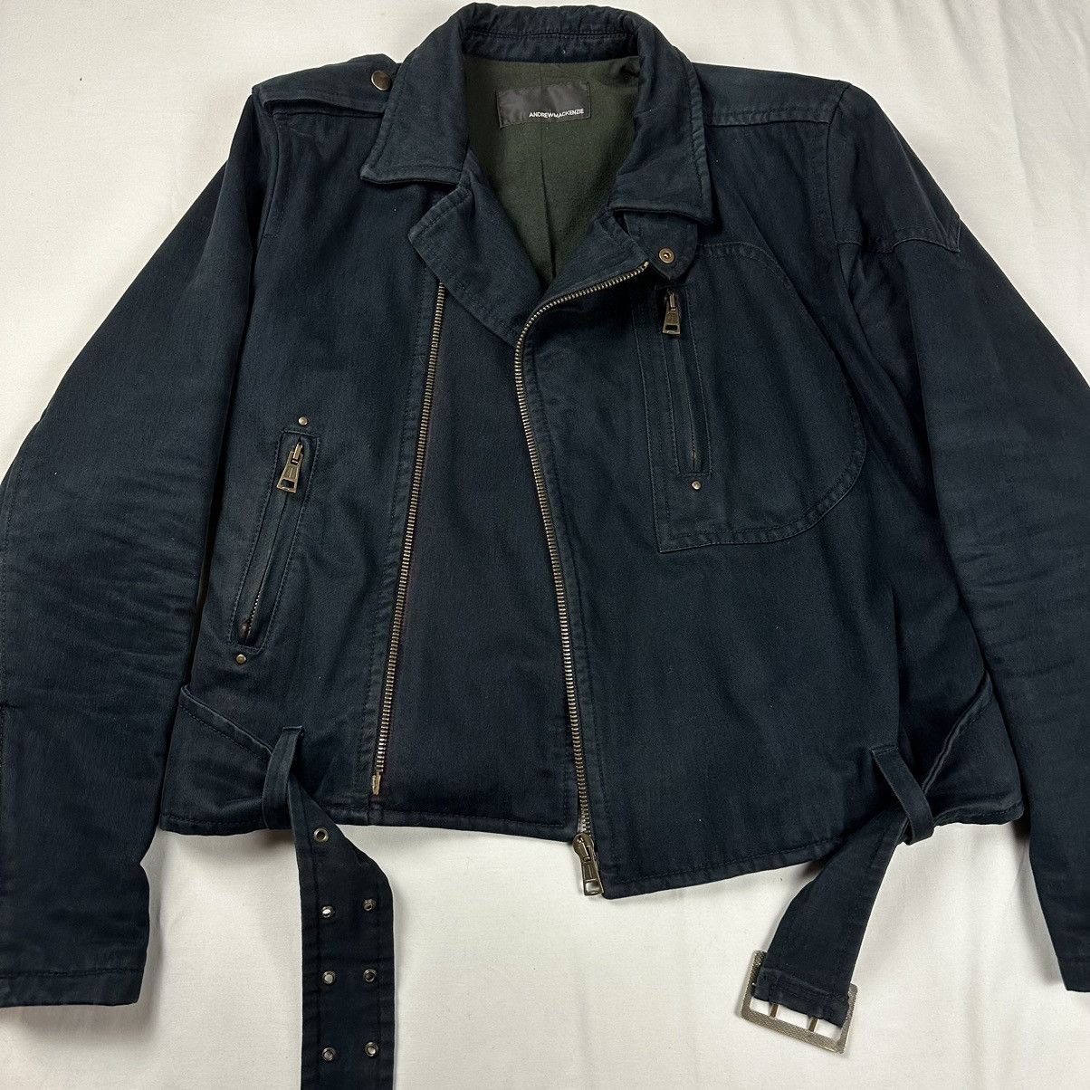 Andrew Mackenzie Archive Andrew Mackenzie Side Zip Short Military Jacket Size US M / EU 48-50 / 2 - 7 Thumbnail