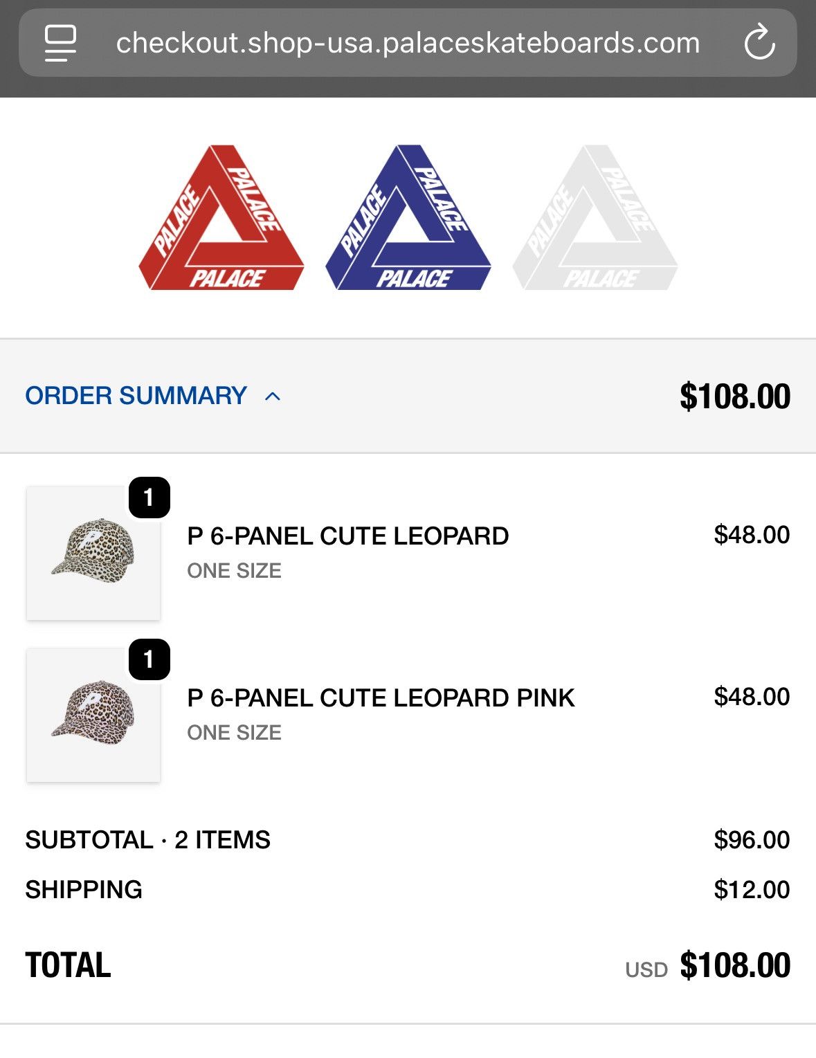 Palace Palace P 6-Panel Cute Leopard Size ONE SIZE - 7 Thumbnail