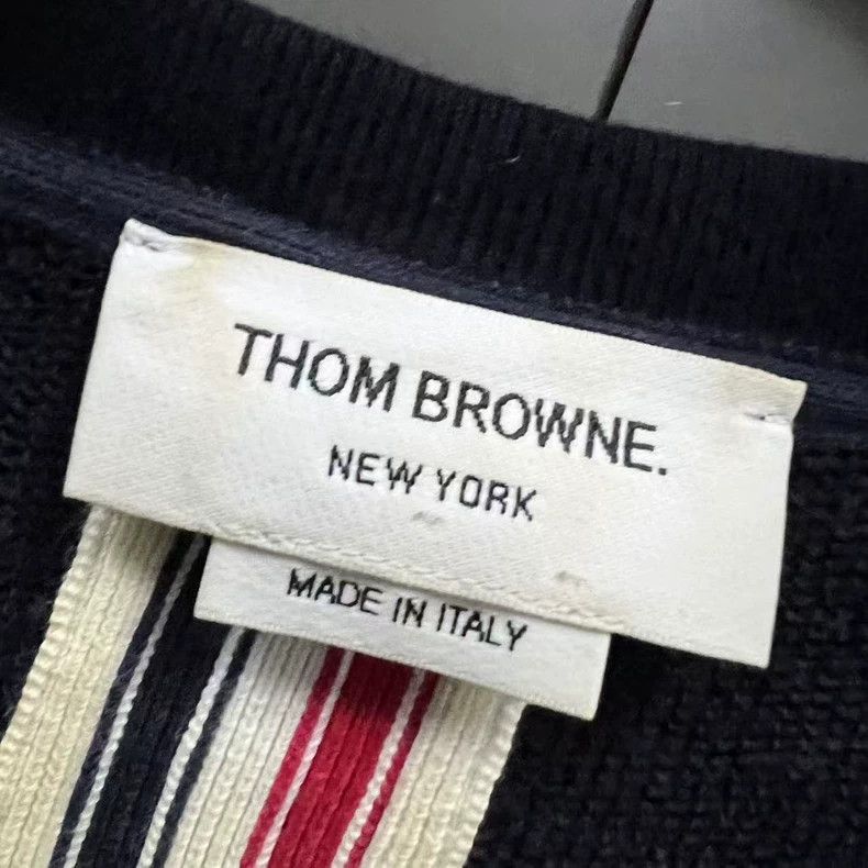 Thom Browne Thom browne Navy blue striped sweatshirt 2503-Nextarrow Size US S / EU 44-46 / 1 - 3 Thumbnail