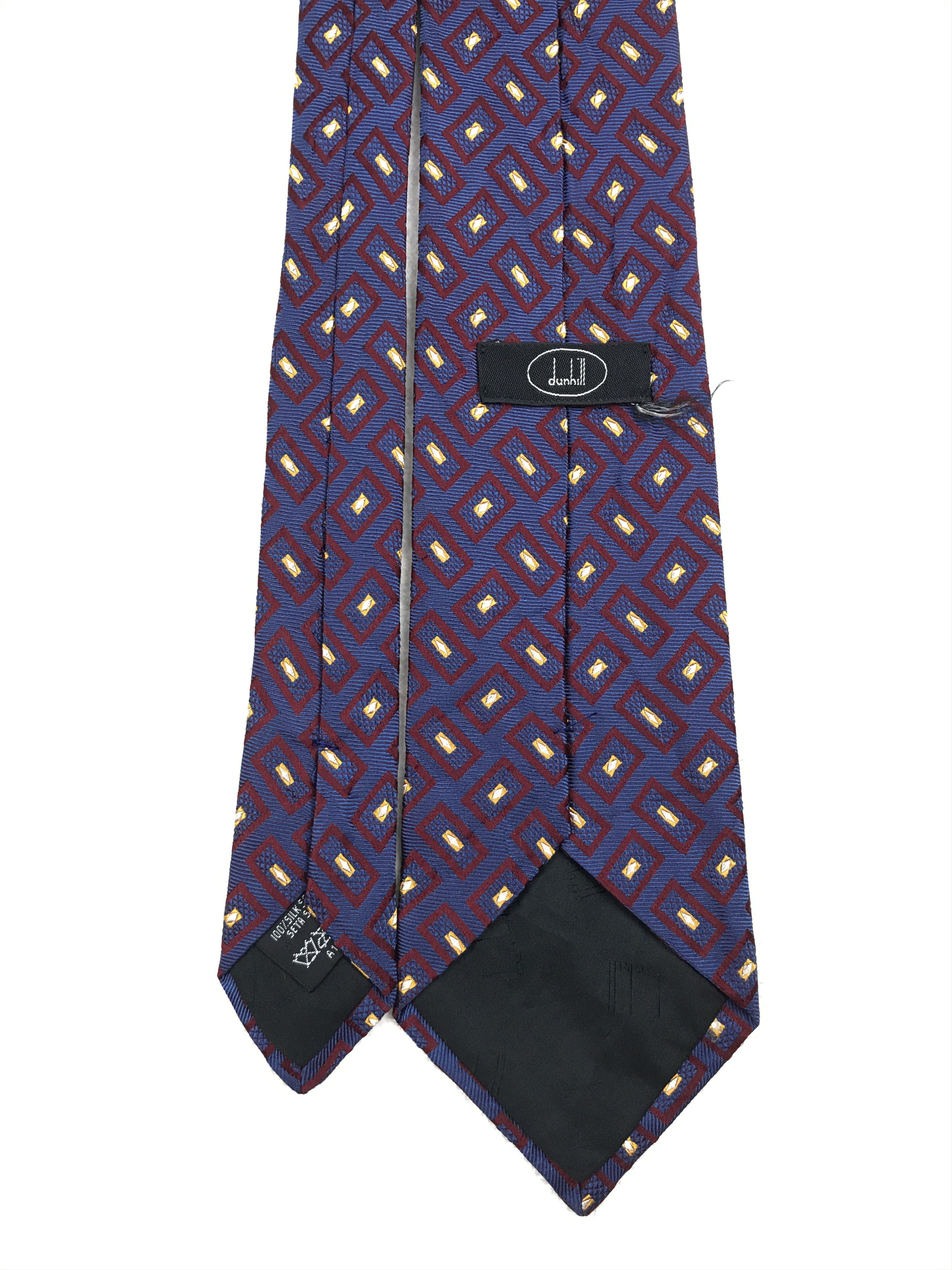 Alfred Dunhill × Designer × Vintage Vintage Dunhill Silk Necktie Size ONE SIZE - 4 Thumbnail