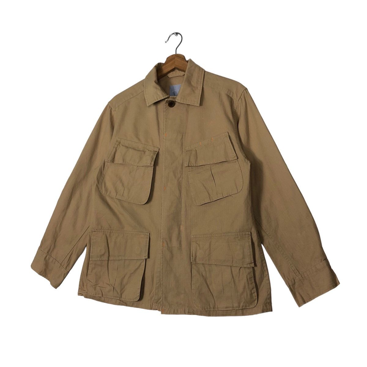 Issey Miyake 🔥90’s Cargo Pocket Jacket Work Powder Issey Miyake Japan Size US S / EU 44-46 / 1 - 2 Thumbnail