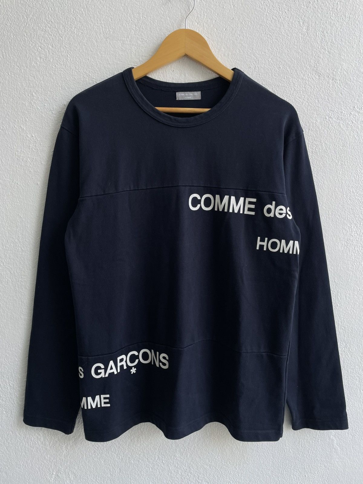 COMME des GARÇONS HOMME Split Logo Comme Des Garçons Homme Split Logo Button Up Shirt – First
