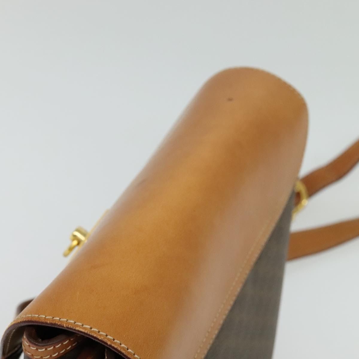 Celine CELINE Macadam Canvas Shoulder Bag Pvc Leather Brown Gold Size ONE SIZE - 6 Thumbnail