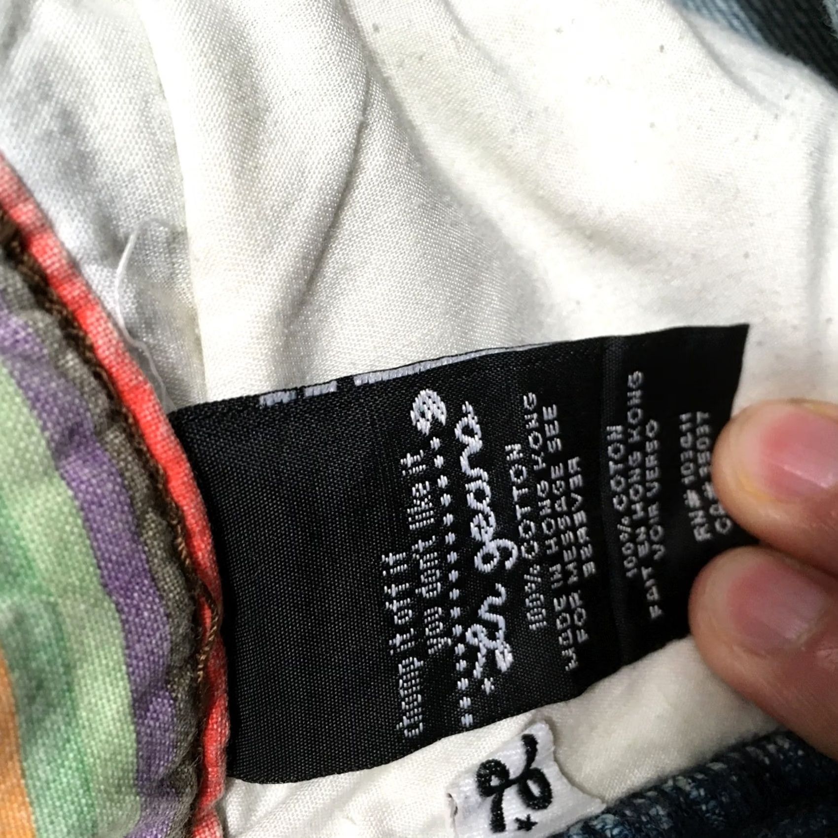 Rainbow LRG Jeans 42x32 Blue Denim 5-Pocket Grunge Fit VTG Wide-Leg Mens Jeans Size US 42 / EU 58 - 3 Thumbnail