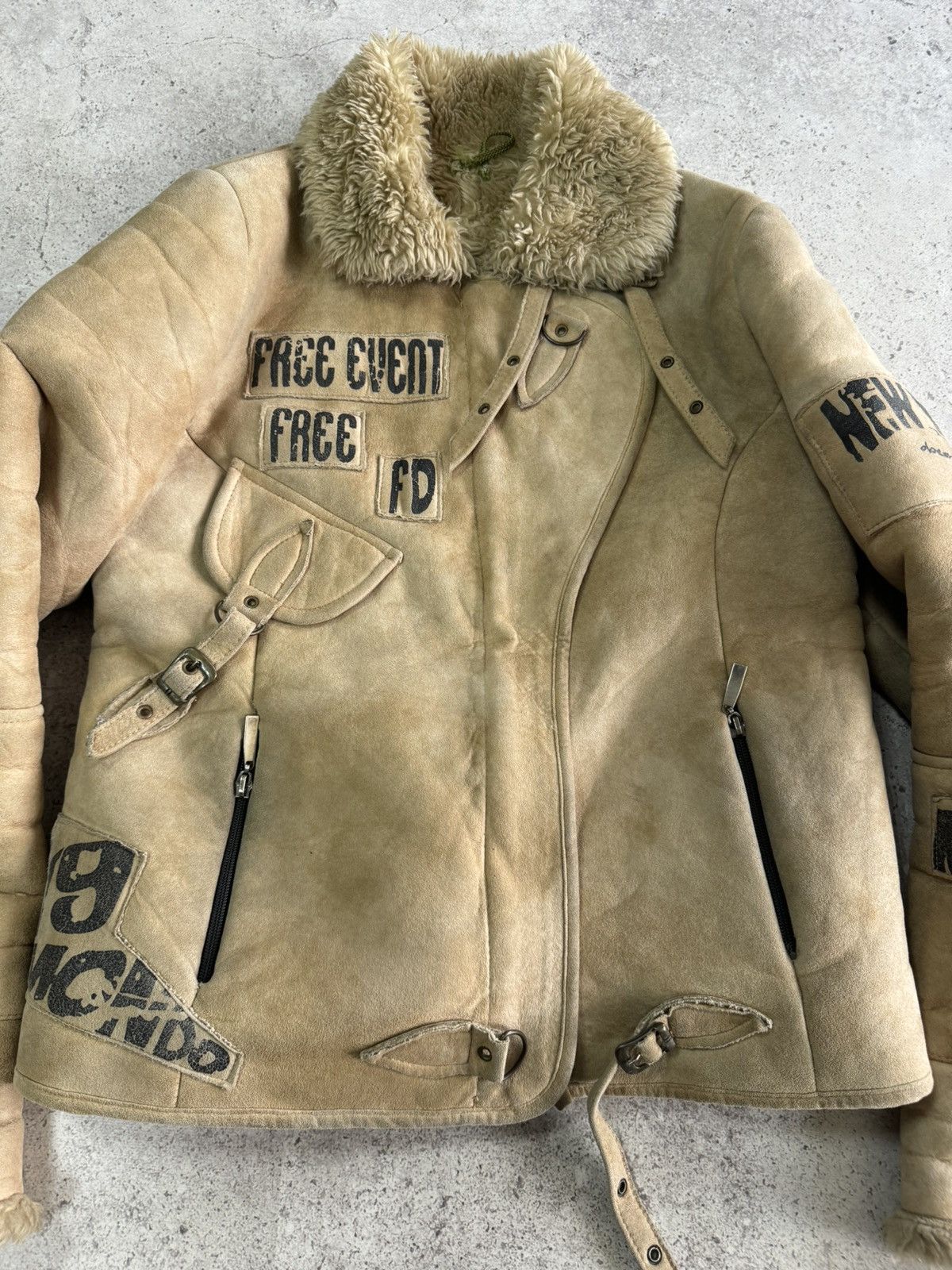 Junya Watanabe VNT 90-00s Shearling Hysteric Glamour Kapital Style Jacket Size US M / EU 48-50 / 2 - 6 Thumbnail