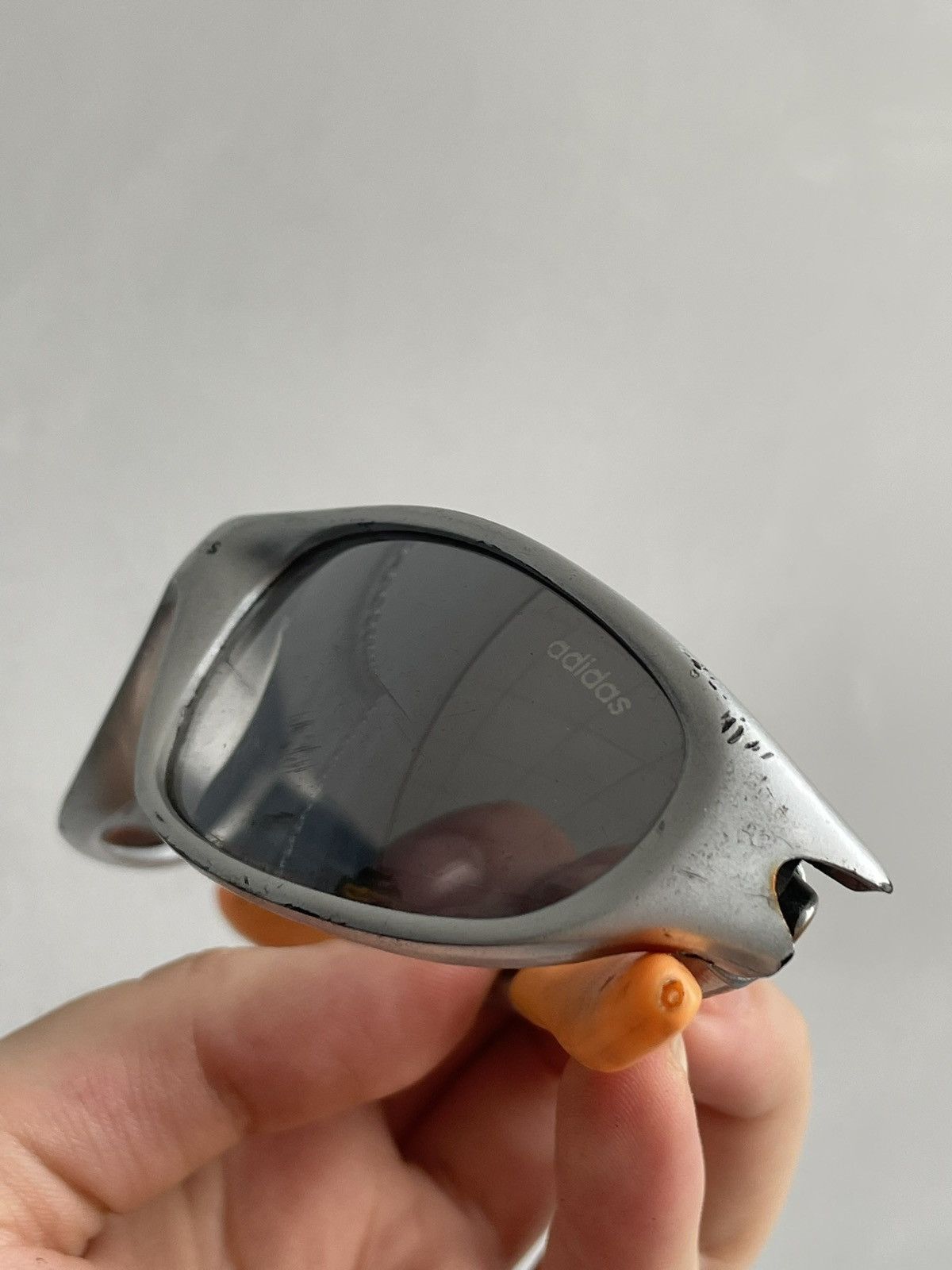 Adidas Vintage Oakley style adidas 90s sunglasses Size ONE SIZE - 11 Thumbnail
