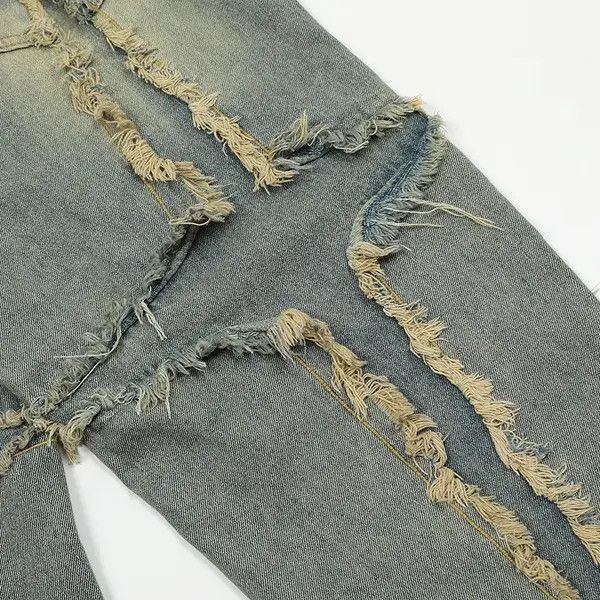 Japanese Brand Washing Vintage Raw Jeans Hip Hop Retro Style y2k Size US 32 / EU 48 - 5 Thumbnail
