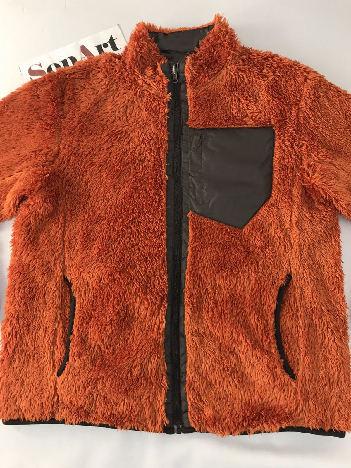 Japanese Brand × Uniqlo Vintage Uniqlo Jacket Fleece Zipper Pocket Size US L / EU 52-54 / 3 - 3 Thumbnail