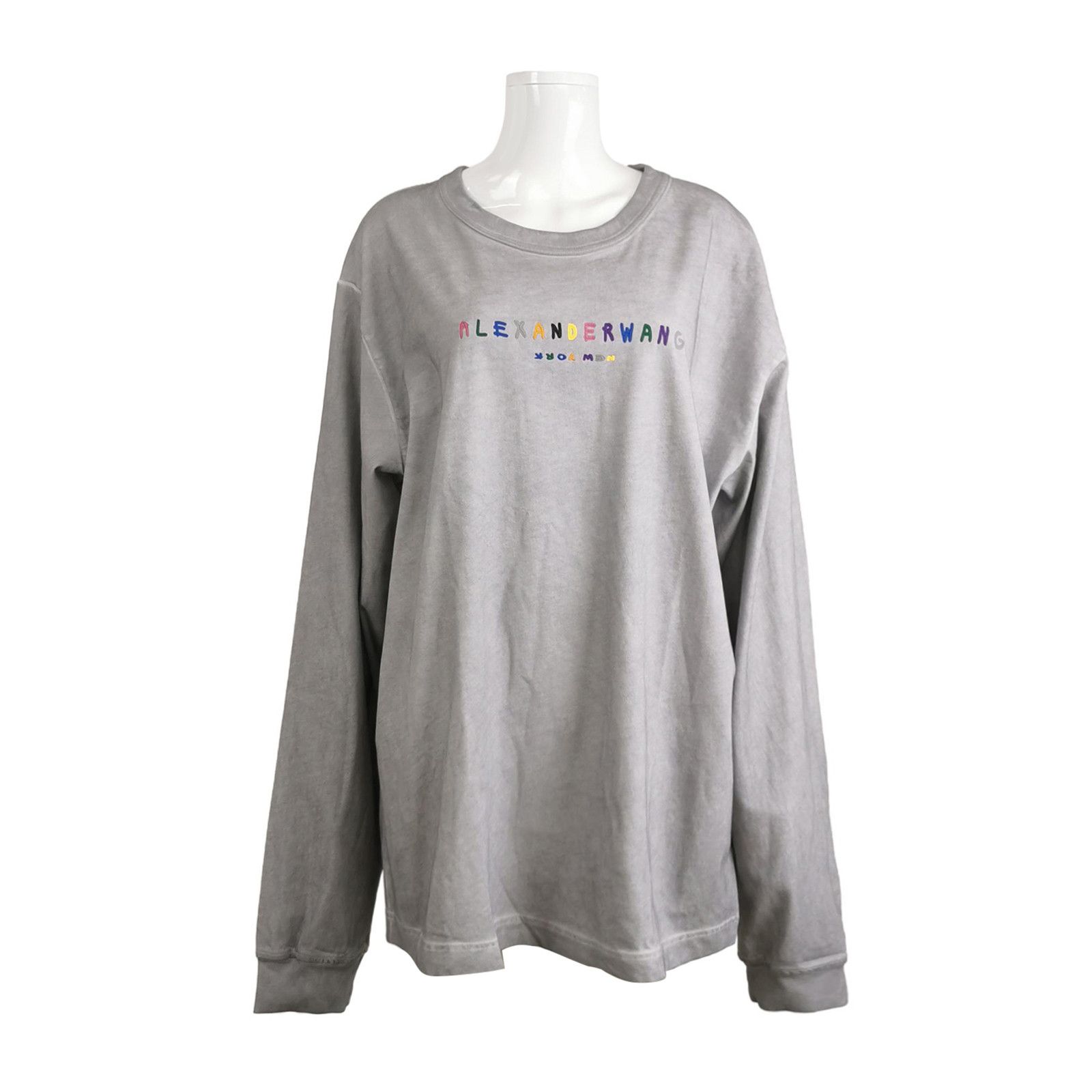 Alexander Wang Alexander Wang Logo Long Sleeve T-Shirt Size L Size US L / EU 52-54 / 3 - 1 Thumbnail