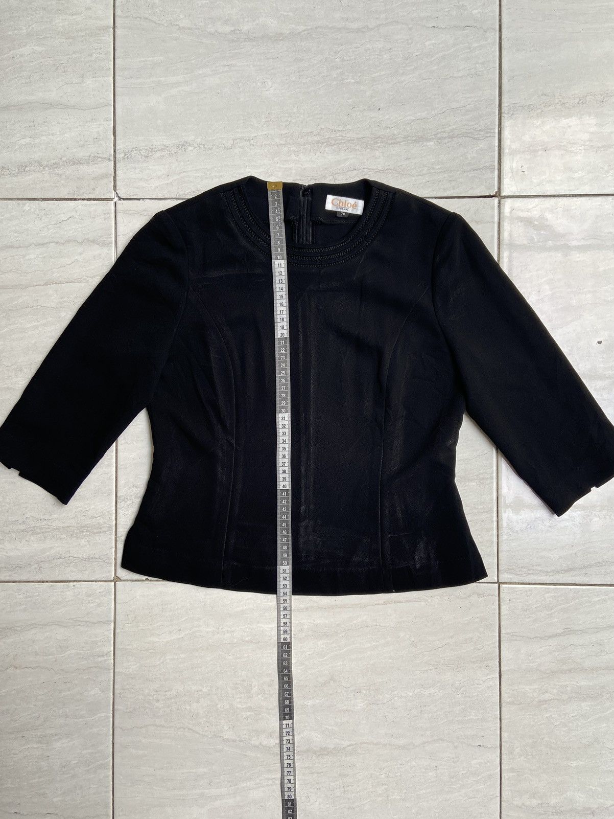 Chloe CHLOE FORMAL Black Blouse Size XS / US 0-2 / IT 36-38 - 2 Thumbnail