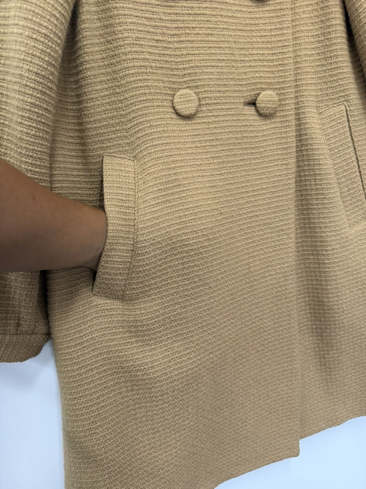 Issey Miyake ⚡️TSUMORI CHISATO ISSEY MIYAKE DOUBLE BREASTED LONG JACKET Size XS / US 0-2 / IT 36-38 - 4 Thumbnail