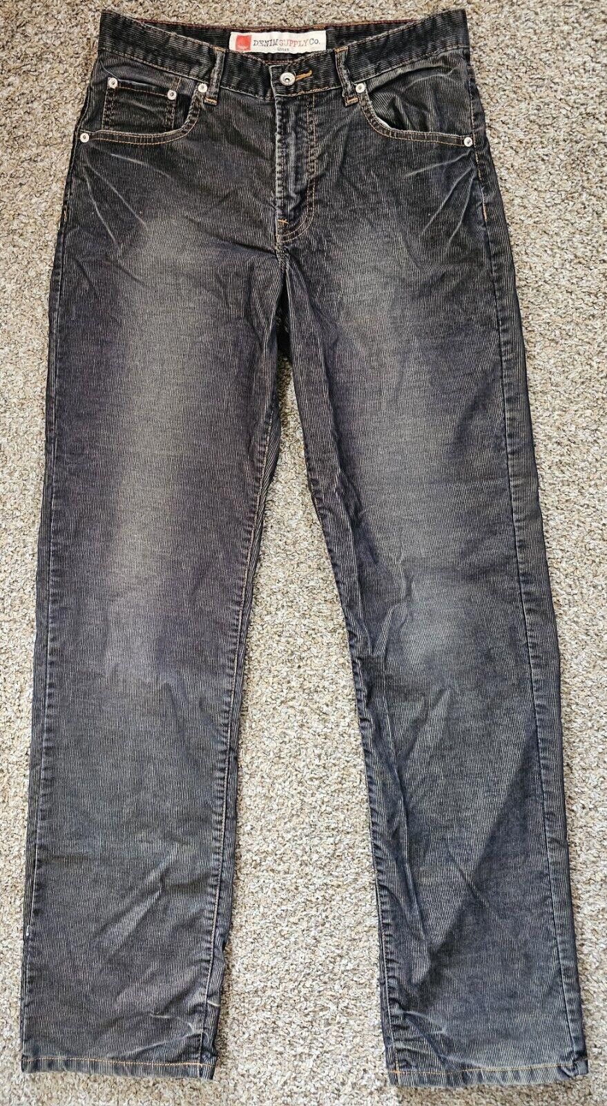 Mossimo Mossimo Denim Supply Logan Gray blue courduroy pants 30x32 Size US 30 / EU 46 - 1 Thumbnail