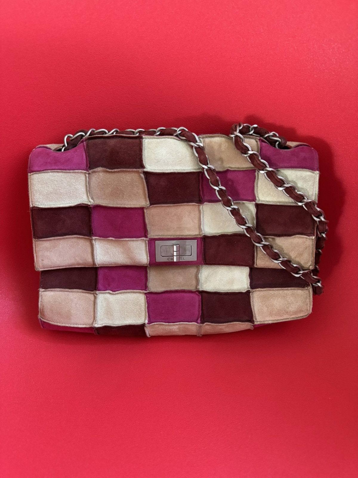 Chanel Chanel 2.55 suede patchwork bag Size ONE SIZE - 2 Thumbnail