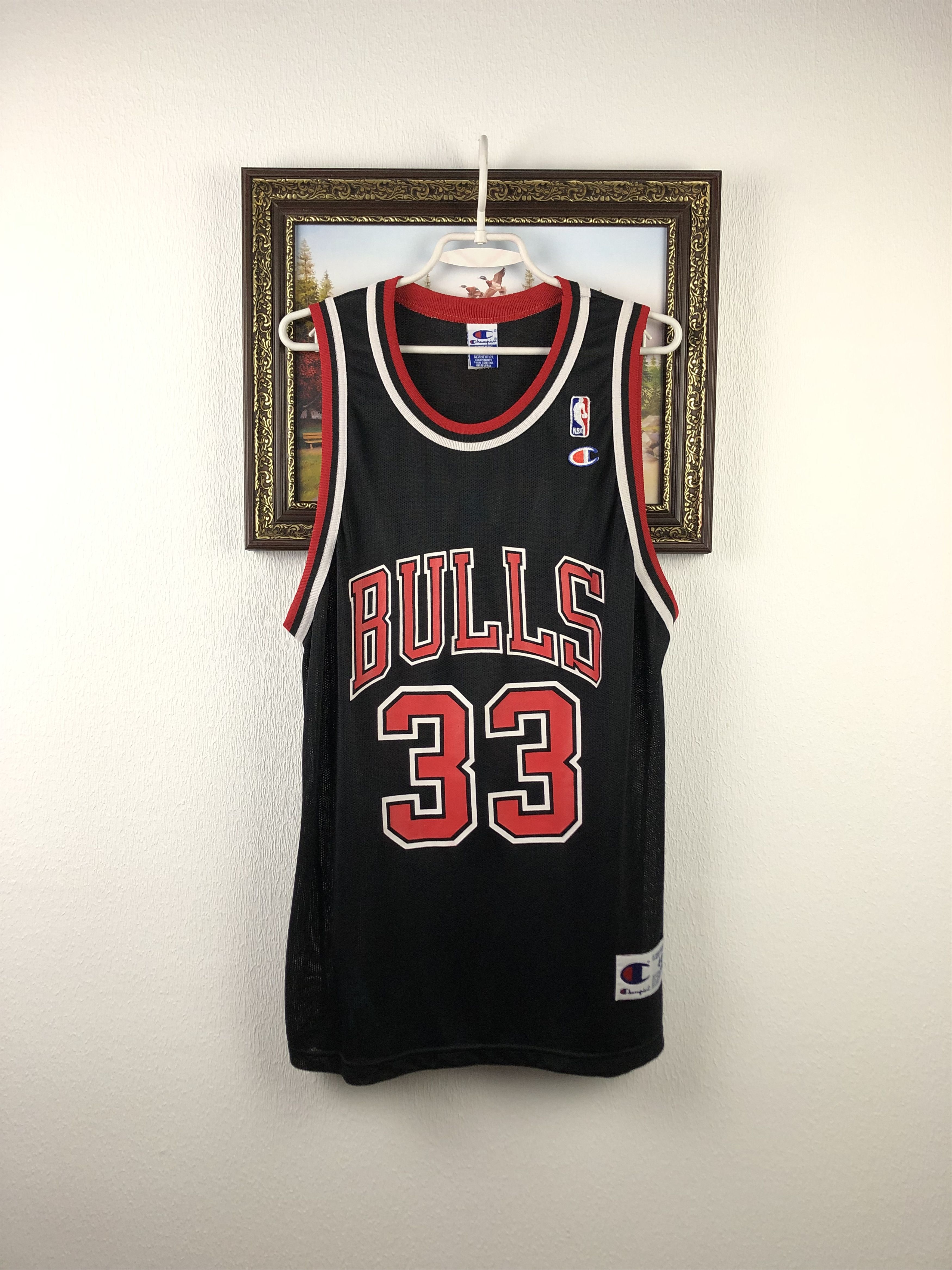 Champion Vintage Champion Scottie Pippen Chicago Bulls Jersey Black Size US L / EU 52-54 / 3 - 1 Thumbnail