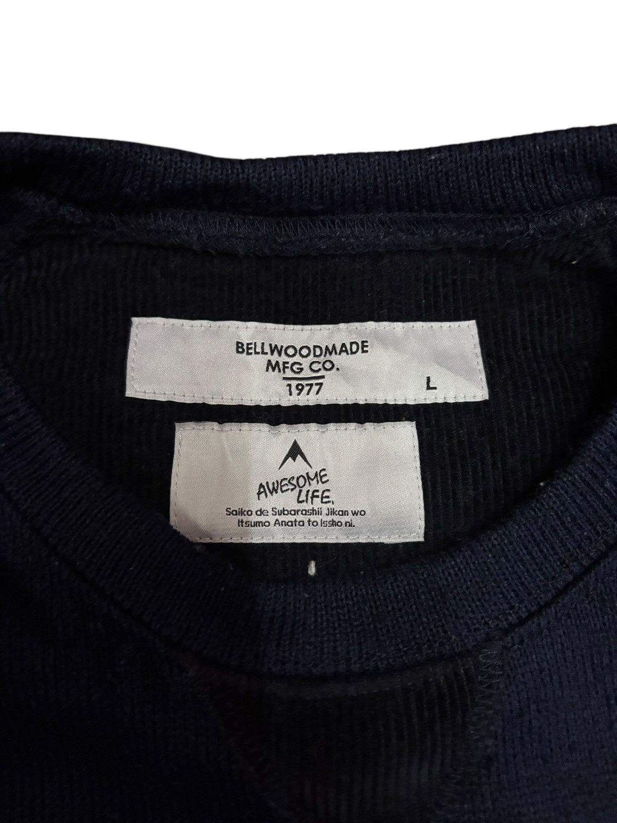 Bellwood × Designer × Japanese Brand 90s Vtg Bellwoodmade by mfg paded Sweatshirt Size US L / EU 52-54 / 3 - 11 Thumbnail