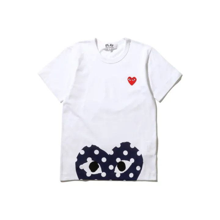 Comme des Garcons Comme des Garçons Play Polka Dot Heart Tee 0079 Size S / US 4 / IT 40 - 1 Thumbnail
