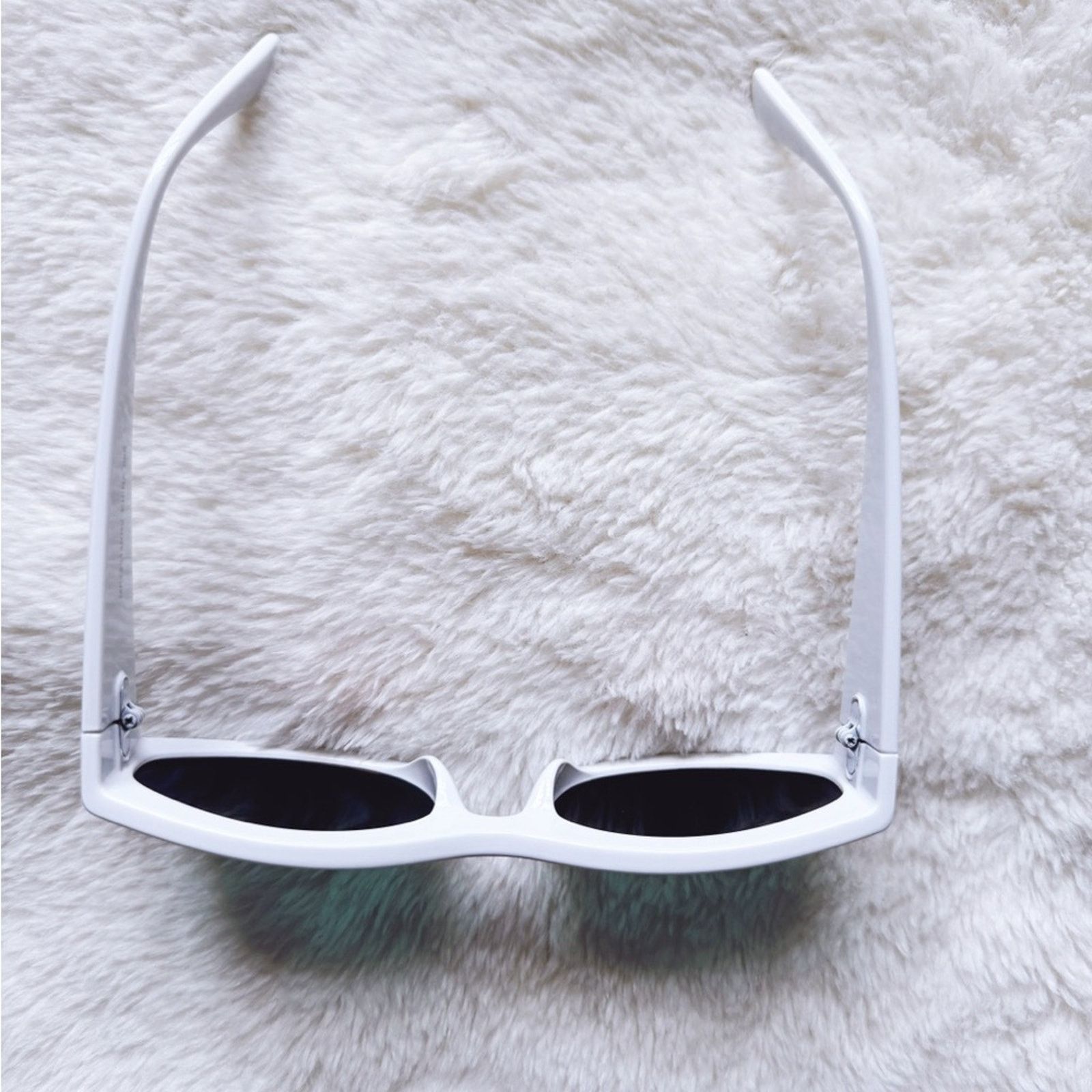 Other Francis Mirrored Orange with White Rim Sunglasses Size ONE SIZE - 6 Thumbnail