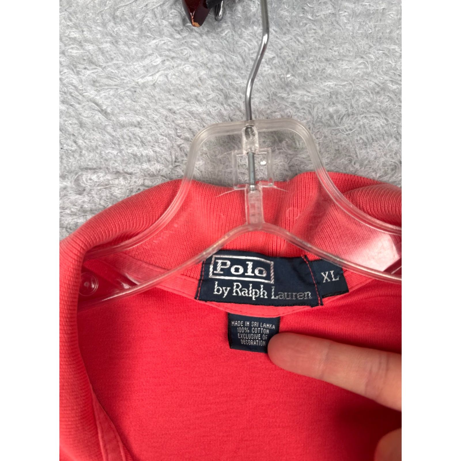 Ralph Lauren VINTAGE Ralph Lauren Polo Shirt Men XL Pink 100% Cotton Short Sleeve Logo Embroidered Relaxed Fit Knit Casual Modern American Sports Polo Mens Size US XL / EU 56 / 4 - 7 Thumbnail