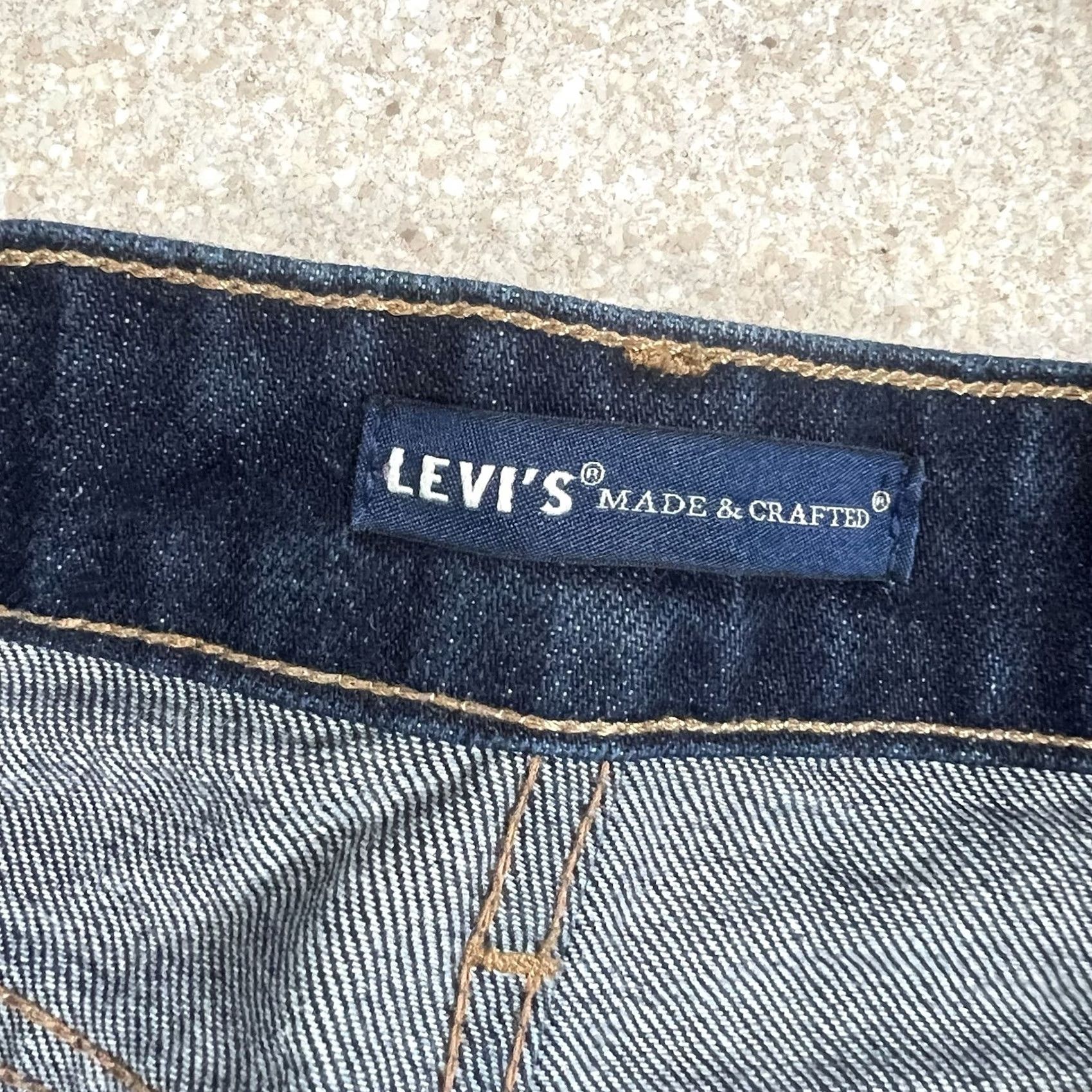 Levi's Levi's Made & Crafted Denim Jeans Slim 30x32 Mens Dark Blue Tapered Size US 30 / EU 46 - 6 Thumbnail