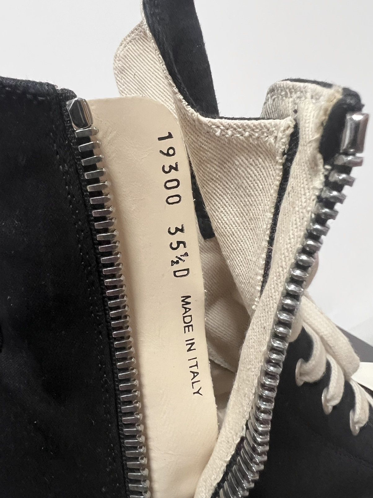 Rick Owens Drkshdw Rick owens drkshdw gradient ramones high top sneakers sz35.5 Size US 5.5 / IT 35.5 - 9 Thumbnail