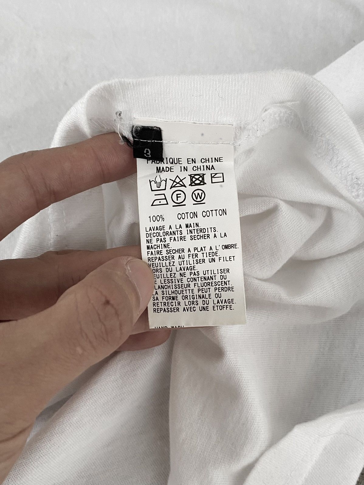 Ground Y × Yohji Yamamoto Ground Y “I Got You” Drawing Tee Size US L / EU 52-54 / 3 - 4 Thumbnail