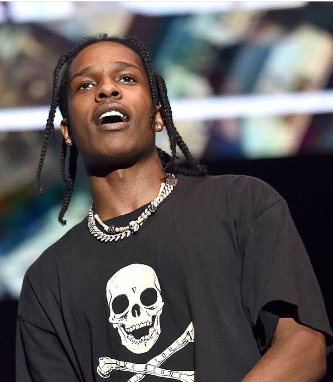 Vlone VLONE Skulls & Bones Tee - A$AP Rocky Medium Black Skeleton Size US M / EU 48-50 / 2 - 10 Thumbnail