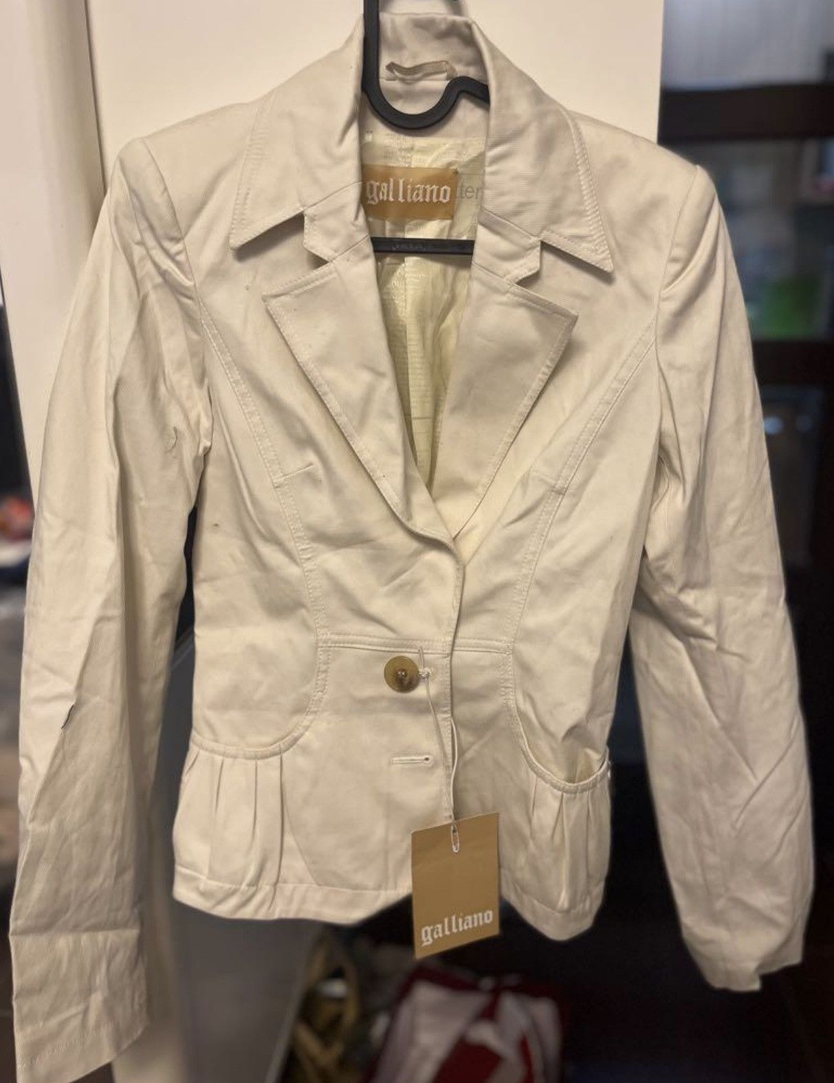 Other new Galliano white blazer jacket Size M / US 6-8 / IT 42-44 - 2 Thumbnail