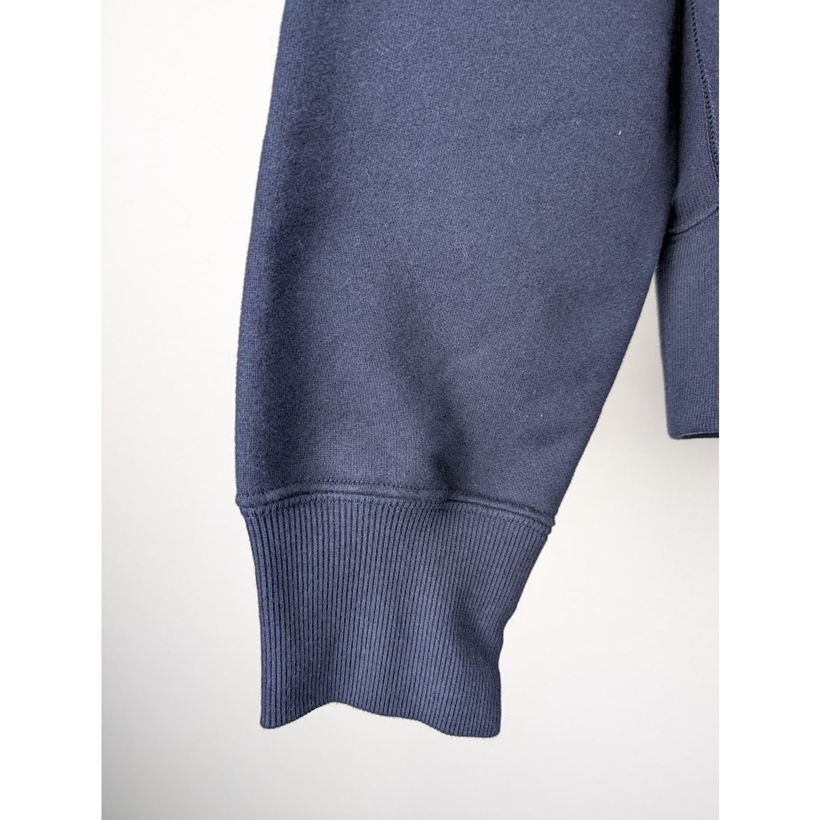 Saint Laurent Paris o1rshd1 Molleton Doux Gots Hoodie In Marine Size US S / EU 44-46 / 1 - 7 Thumbnail