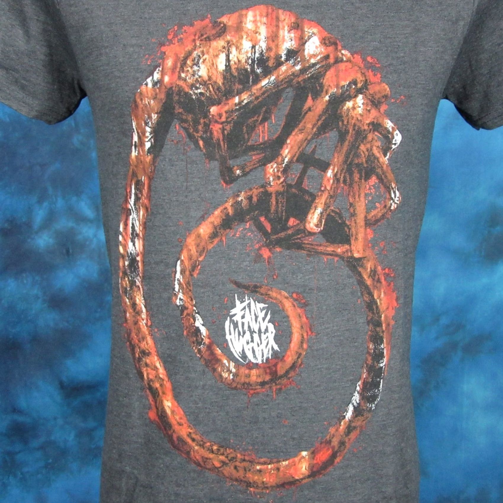 Vintage Fright Rags T-Shirt Shirt Mens Small Gray Alien Covenant Face Hugger 80s 90s Horror Sci Fi Size US S / EU 44-46 / 1 - 3 Thumbnail