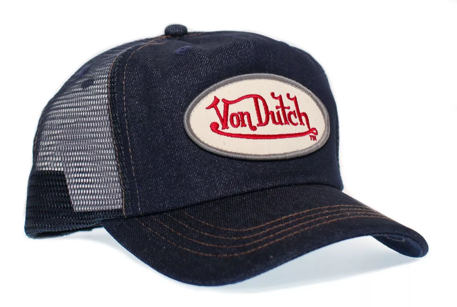 Other Authentic Vintage Von Dutch Originals Navy/Denim Hat Cap Size ONE SIZE - 1 Thumbnail