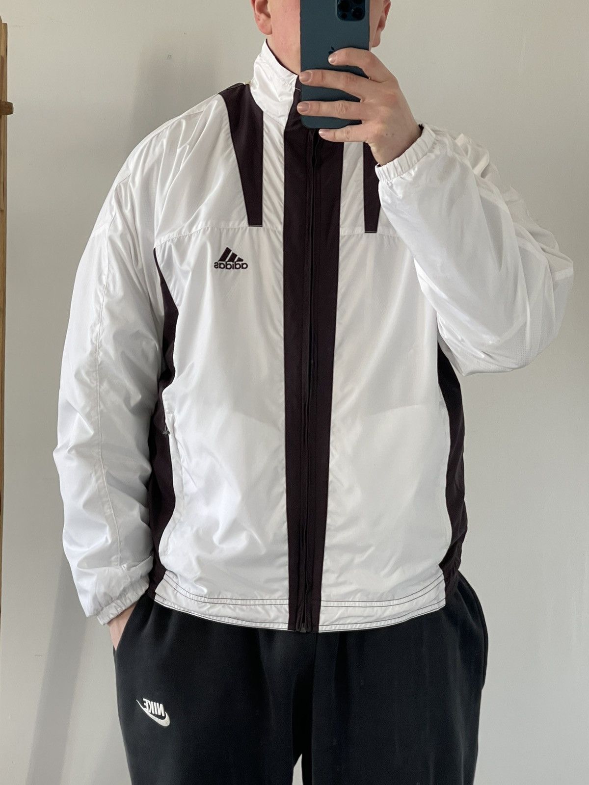 Adidas Vintage Adidas Equipment Y2k Nylon Windbreaker Track Jacket Size US M / EU 48-50 / 2 - 3 Thumbnail