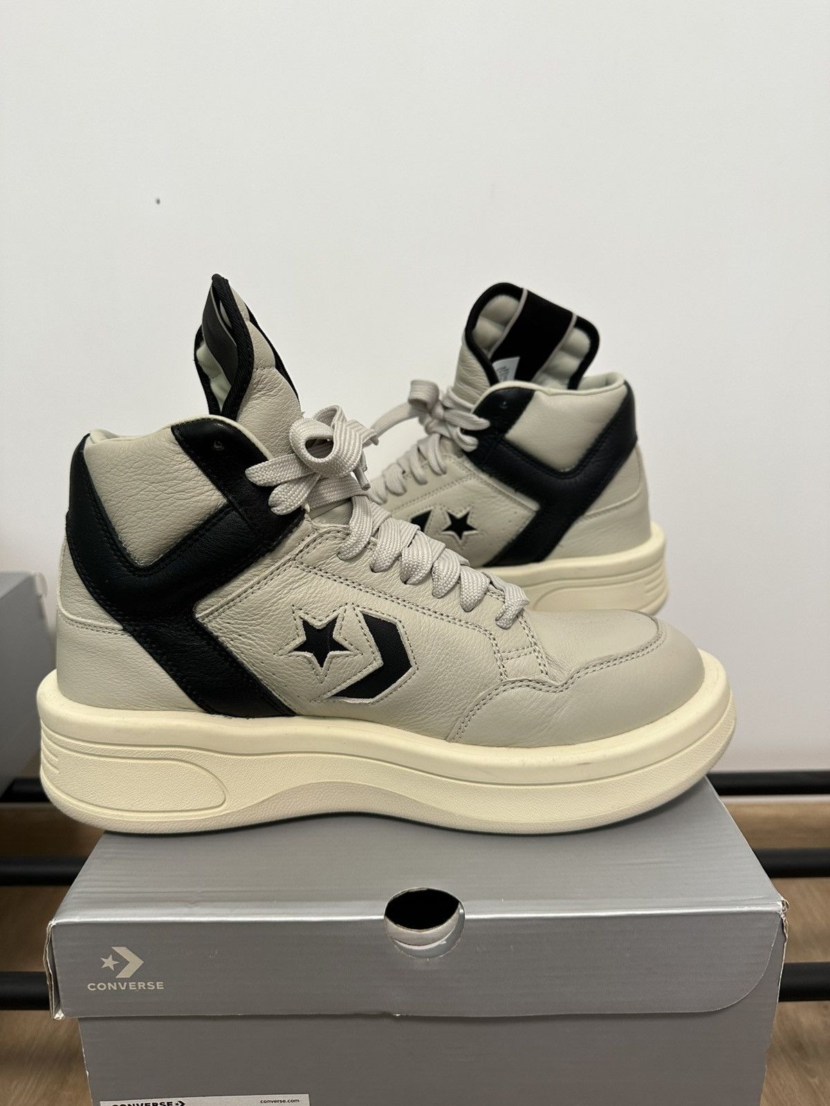 Converse × Rick Owens Drkshdw Rick Owens DRKSHDW x Converse TURBOWPN — Size 43 EU Size US 10 / EU 43 - 2 Thumbnail