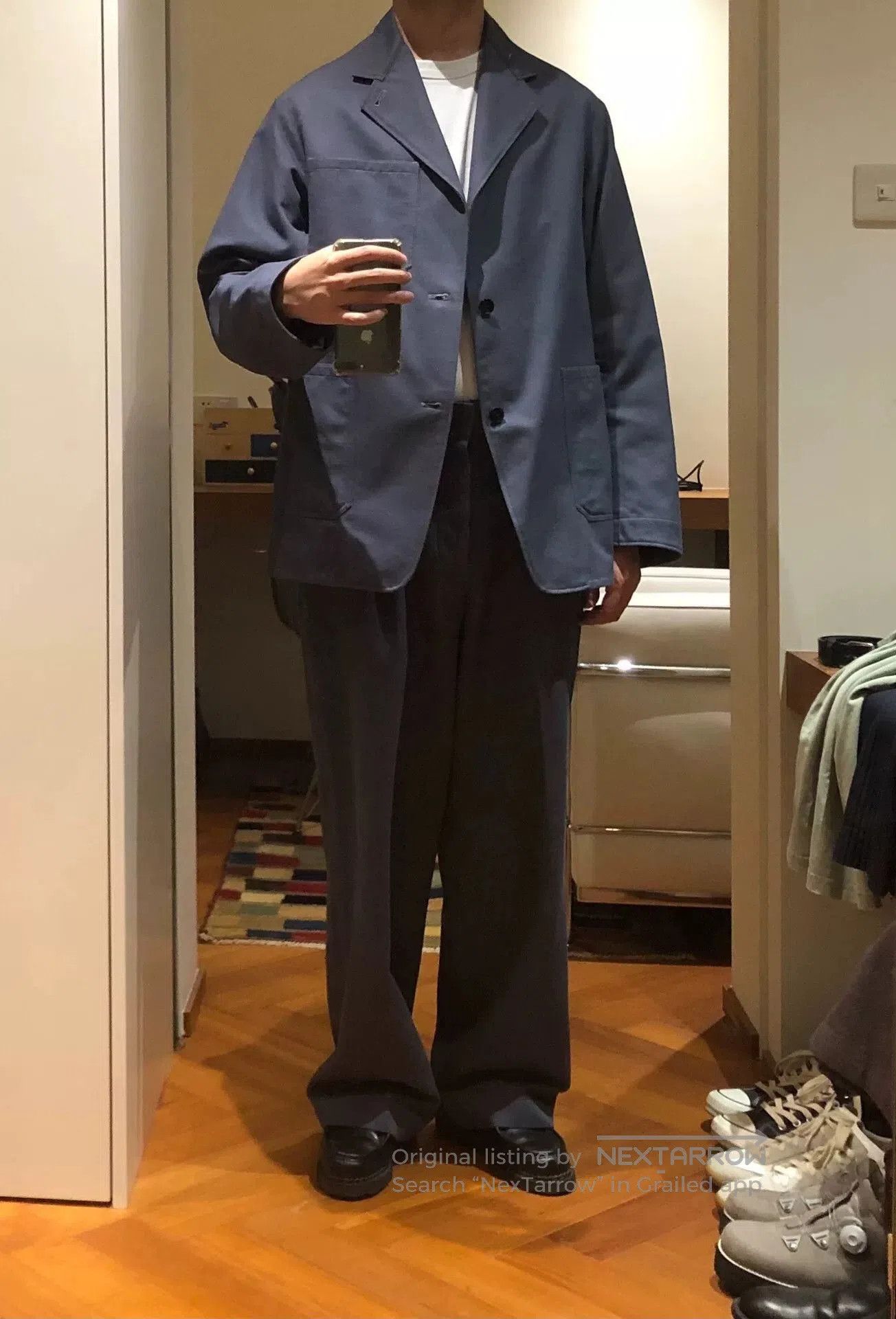 Other RAKINES Gray Blue Suit Blazer. Size US M / EU 48-50 / 2 - 8 Thumbnail