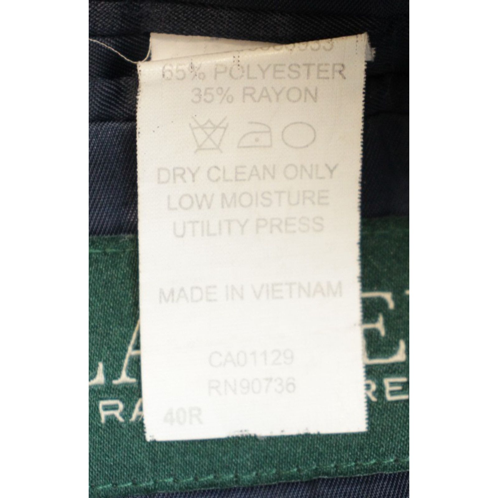 Lauren Ralph Lauren Lauren Ralph Lauren Blazer Mens Size 40R Navy Blue Check Size 40R - 6 Thumbnail